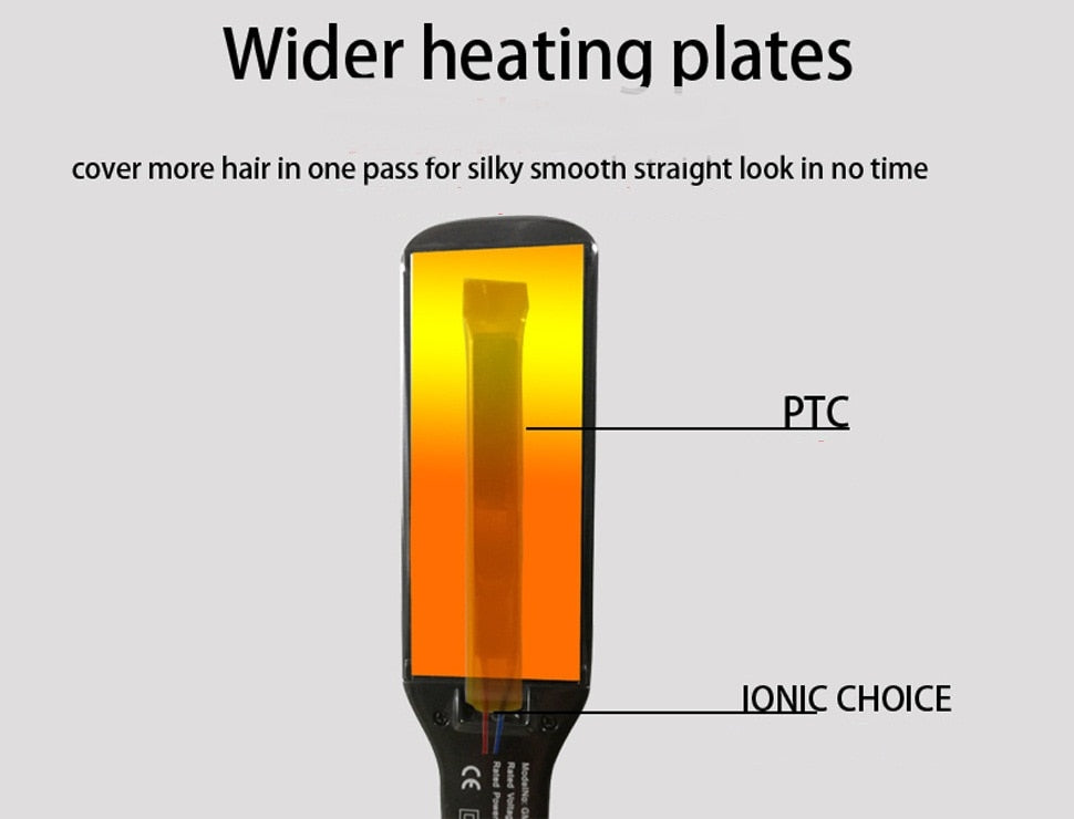 Straight Roll Dual Purpose LCD Display Wide Plate Perm-b0b0b597283db4de7d6271e753321ce2