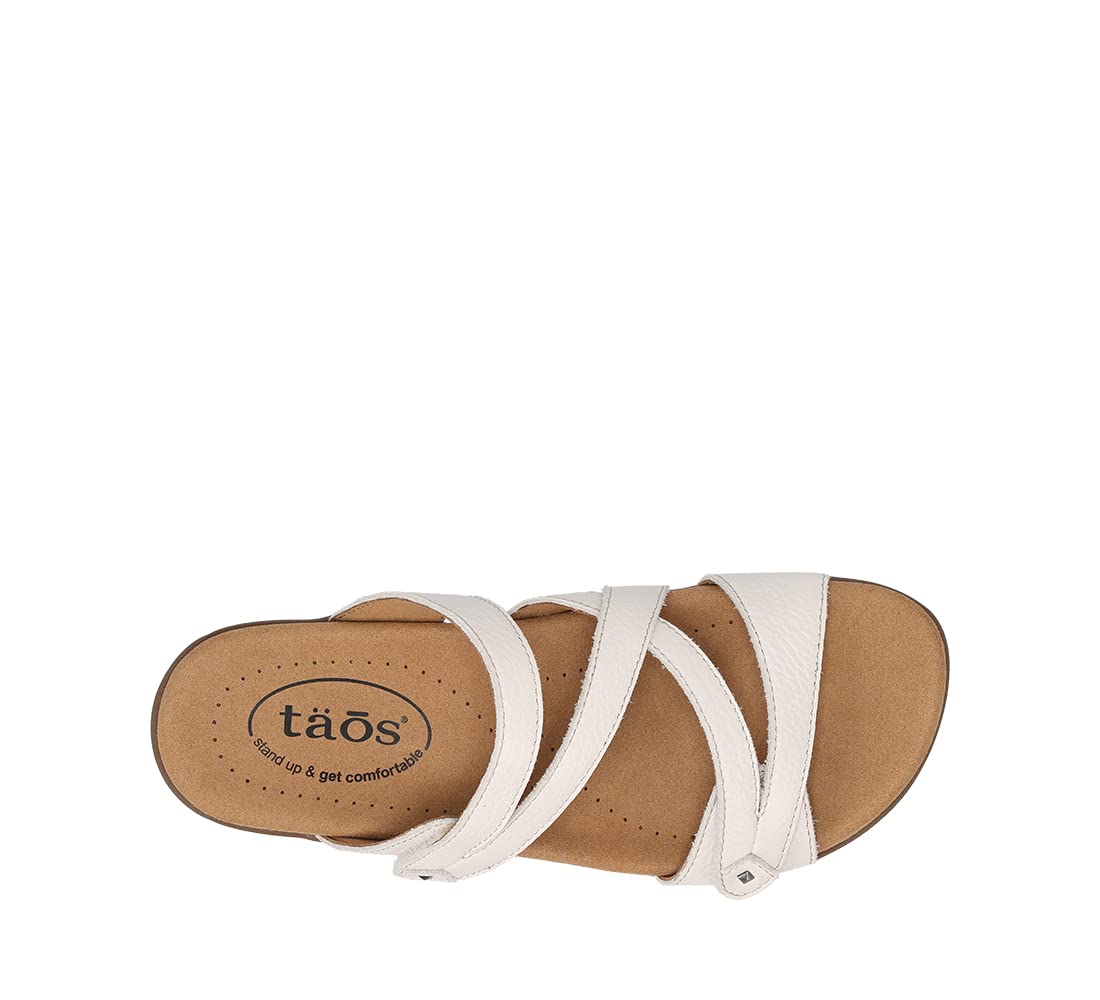 Taos Double U Premium Leather Women’s Sandal - Stylish Adjustable Strap Design with Arch Support, Cooling Gel Padding for All-Day Enjoyment and Walking Comfort-Taos Double U Premium Leather Women’s Sandal - Stylish Adjustable Strap Design with Arch Support, Cooling Gel Padding for All-Day Enjoyment and Walking Comfort