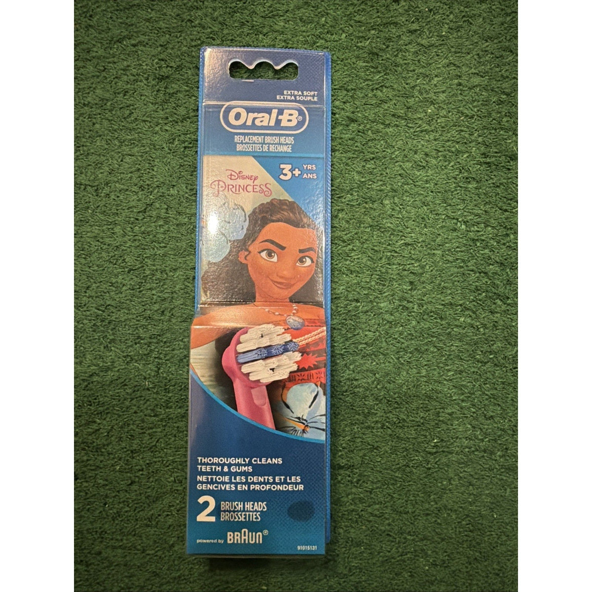 Oral-B Kids Disney Princess Moana Replacement Brush Heads 2Pk Extra Soft Age 3+-Oral-B Kids Disney Princess Moana Replacement Brush Heads 2Pk Extra Soft Age 3+