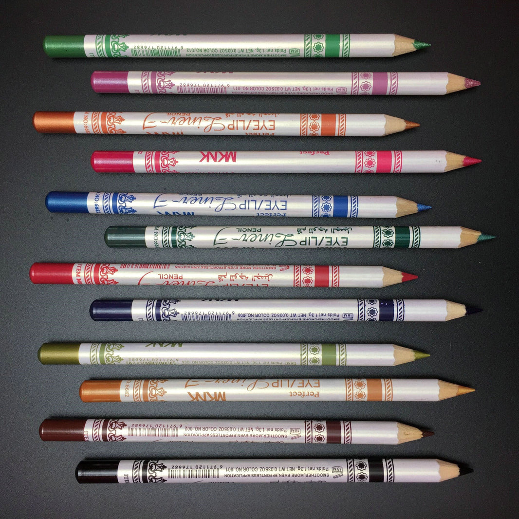 Cosmetics 12 Colors Glitter Lip liner Eye Shadow Eyeliner Pencil Pen Makeup-68faf5da89b8ce9bde0d74e89cbc651e