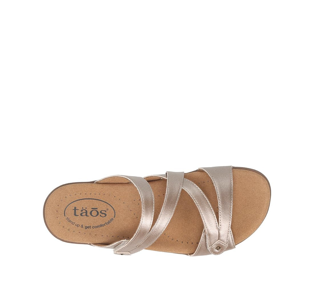 Taos Double U Premium Leather Women’s Sandal - Stylish Adjustable Strap Design with Arch Support, Cooling Gel Padding for All-Day Enjoyment and Walking Comfort-Taos Double U Premium Leather Women’s Sandal - Stylish Adjustable Strap Design with Arch Support, Cooling Gel Padding for All-Day Enjoyment and Walking Comfort
