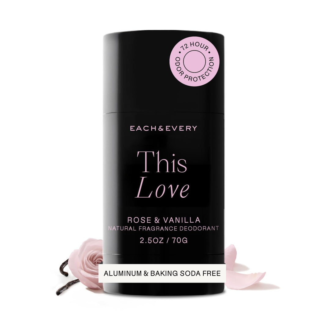 Each & Every Aluminum Free Deodorant for Women & Men – Natural Fragrance 72-Hr Odor Protection, Non-Toxic Deodorant for Sensitive Skin, EWG Verified, Baking Soda Free - Citrus & Vetiver Scent, 2.5oz-Each & Every Aluminum Free Deodorant for Women & Men – Natural Fragrance 72-Hr Odor Protection, Non-Toxic Deodorant for Sensitive Skin, EWG Verified, Baking Soda Free - Citrus & Vetiver Scent, 2.5oz
