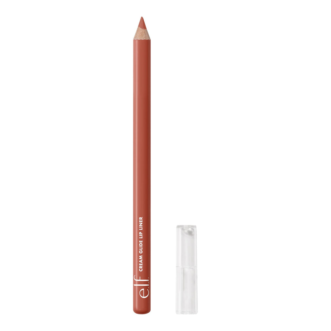 e.l.f. Cream Glide Lip Liner, Highly-Pigmented Pencil For Shaping & Sculpting Lips, Semi-Matte Finish, Vegan & Cruelty-Free-e.l.f. Cream Glide Lip Liner, Highly-Pigmented Pencil For Shaping & Sculpting Lips, Semi-Matte Finish, Vegan & Cruelty-Free