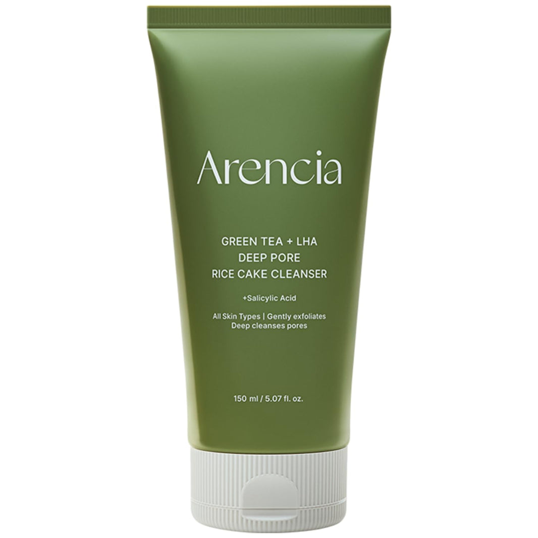 Arencia Green Tea + LHA Deep Pore Rice Cake Cleanser-Arencia Green Tea + LHA Deep Pore Rice Cake Cleanser