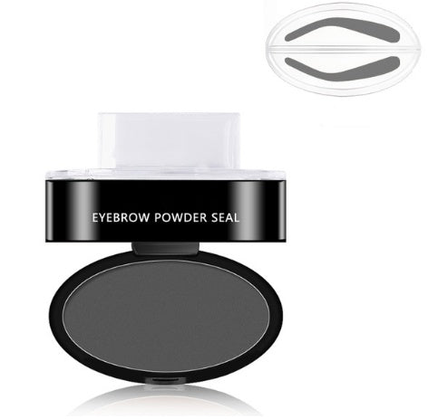 Eyebrow Powder Stamp Tint Stencil Kit Cosmetics Professional Makeup Waterproof Eye Brow Stamp Lift Eyebrow Enhancers Stencil Kit-9e437fc6424b63fe74f21574d899803f