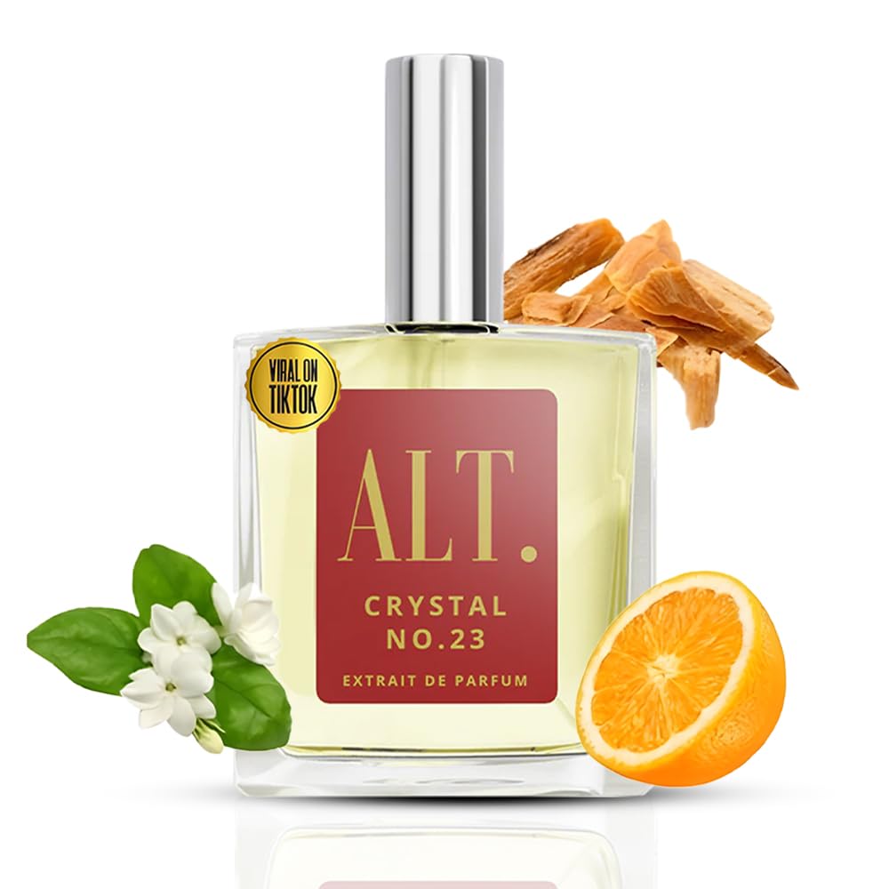 ALT. FRAGRANCES Crystal No. 23 – Inspired by Bac. Roug. 540, Unisex Perfume, Extrait de Parfum, Long Lasting Perfume for Men & Women with Jasmine, Amberwood & Cedar Notes, 60ml-ALT. FRAGRANCES Crystal No. 23 – Inspired by Bac. Roug. 540, Unisex Perfume, Extrait de Parfum, Long Lasting Perfume for Men & Women with Jasmine, Amberwood & Cedar Notes, 60ml