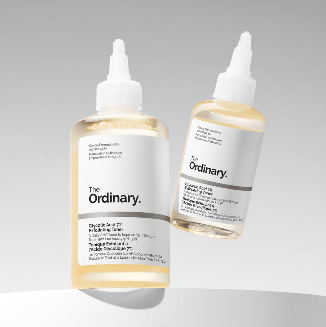 The Ordinary Glycolic Acid 7% Exfoliating Toner, Brightening and Smoothing Daily Toner for More Even-Looking Skin Tone-The Ordinary Glycolic Acid 7% Exfoliating Toner, Brightening and Smoothing Daily Toner for More Even-Looking Skin Tone