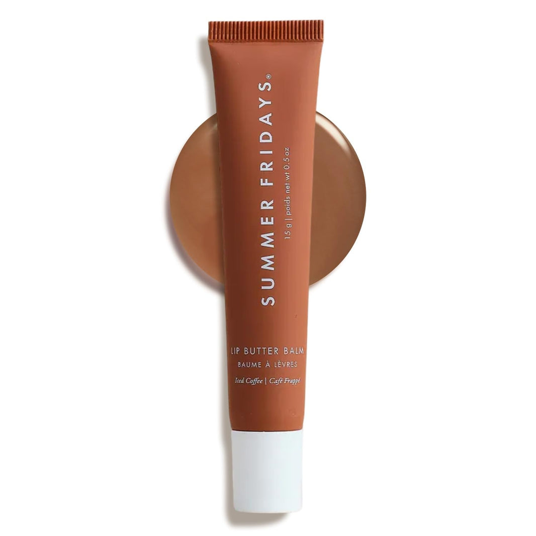 Summer Fridays Lip Butter Balm - Moisturizing Lip Gloss for Instant Shine + Sheer Color - With Nourishing Shea Butter - Everyday Makeup + Skin Care Summer Essentials - Vegan - Pink Sugar (.5 Oz)-Summer Fridays Lip Butter Balm - Moisturizing Lip Gloss for Instant Shine + Sheer Color - With Nourishing Shea Butter - Everyday Makeup + Skin Care Summer Essentials - Vegan - Pink Sugar (.5 Oz)