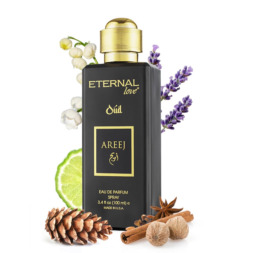 Eternal Love Amber Oud - Long Lasting Unisex Eau de Parfum - Warm Woody Oriental Fragrance with Oud & Amber - Dubai Inspired Arabic Scent - 3.4oz-Eternal Love Amber Oud - Long Lasting Unisex Eau de Parfum - Warm Woody Oriental Fragrance with Oud & Amber - Dubai Inspired Arabic Scent - 3.4oz