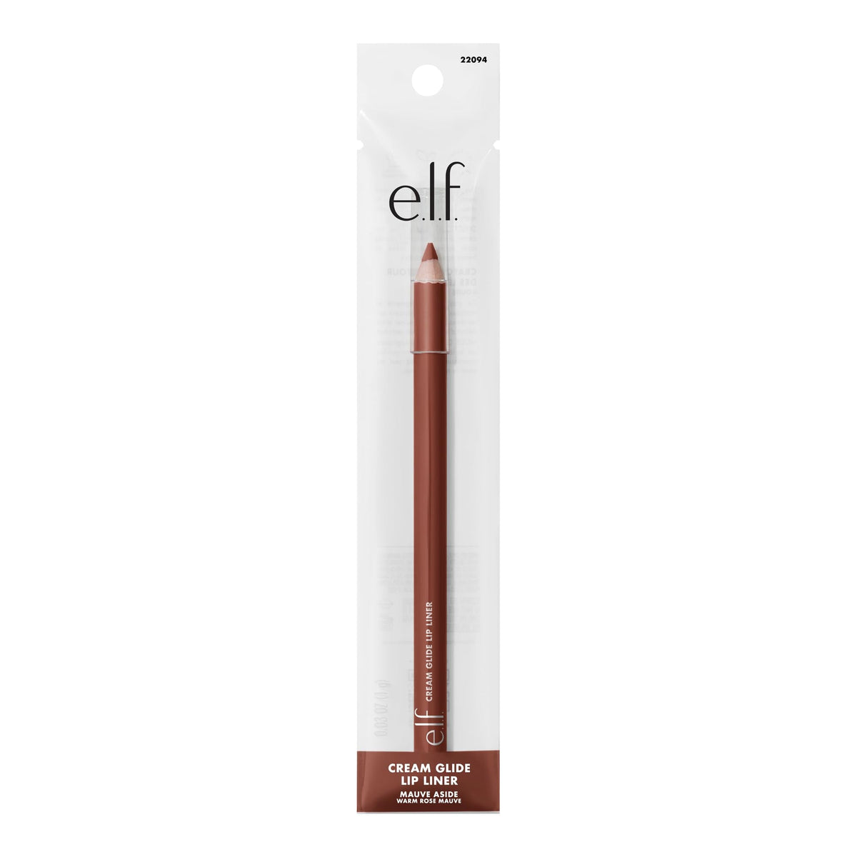 e.l.f. Cream Glide Lip Liner, Highly-Pigmented Pencil For Shaping & Sculpting Lips, Semi-Matte Finish, Vegan & Cruelty-Free-e.l.f. Cream Glide Lip Liner, Highly-Pigmented Pencil For Shaping & Sculpting Lips, Semi-Matte Finish, Vegan & Cruelty-Free
