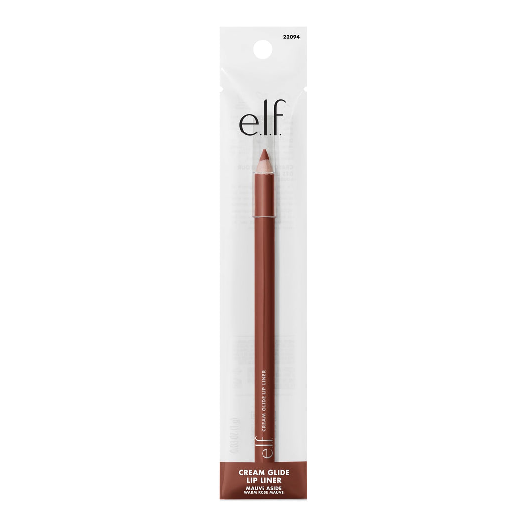 e.l.f. Cream Glide Lip Liner, Highly-Pigmented Pencil For Shaping & Sculpting Lips, Semi-Matte Finish, Vegan & Cruelty-Free-e.l.f. Cream Glide Lip Liner, Highly-Pigmented Pencil For Shaping & Sculpting Lips, Semi-Matte Finish, Vegan & Cruelty-Free