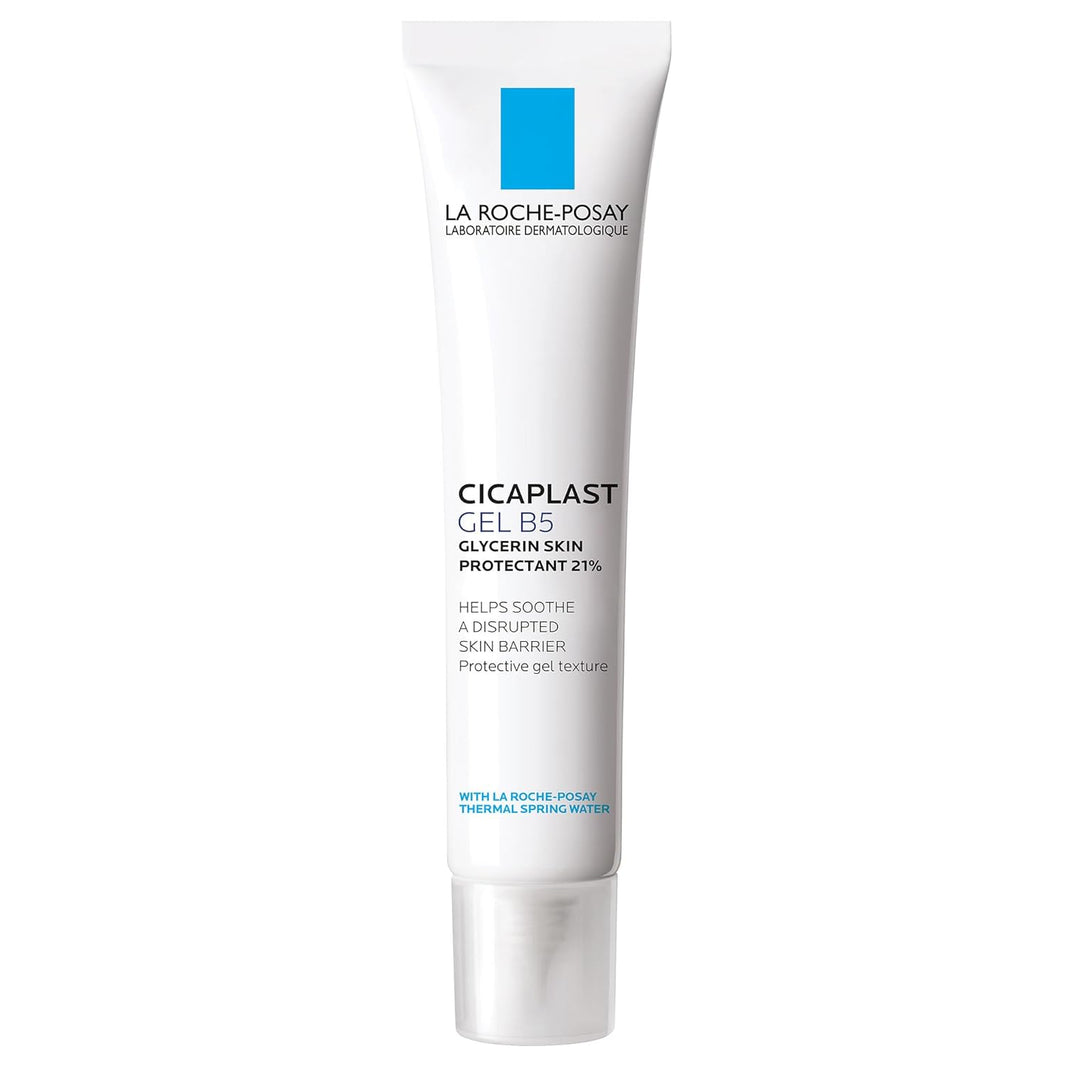 La Roche-Posay Cicaplast Gel B5, Protective Repair Gel for Cracked, Chapped Skin with Madecassoside and Glycerin, Tested Post-Procedure, Post-Stitches, Post-Laser, 1.35 Fl Oz-La Roche-Posay Cicaplast Gel B5, Protective Repair Gel for Cracked, Chapped Skin with Madecassoside and Glycerin, Tested Post-Procedure, Post-Stitches, Post-Laser, 1.35 Fl Oz