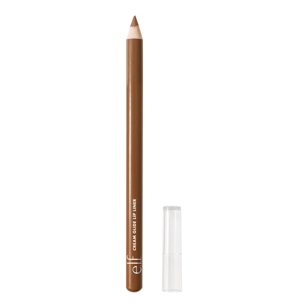 e.l.f. Cream Glide Lip Liner, Highly-Pigmented Pencil For Shaping & Sculpting Lips, Semi-Matte Finish, Vegan & Cruelty-Free-e.l.f. Cream Glide Lip Liner, Highly-Pigmented Pencil For Shaping & Sculpting Lips, Semi-Matte Finish, Vegan & Cruelty-Free