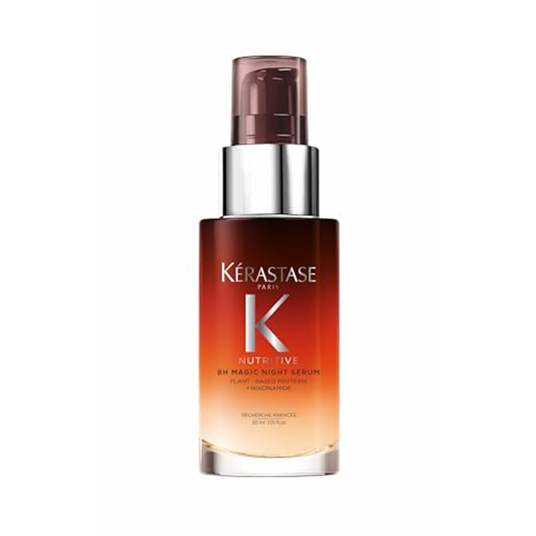 Kerastase Nutritive 8H Magic Night Serum - Overnight Treatment for Dry Hair, Enhances Shine, Nourishes and Reduces Frizz, With Plant-Based Proteins-Kerastase Nutritive 8H Magic Night Serum - Overnight Treatment for Dry Hair, Enhances Shine, Nourishes and Reduces Frizz, With Plant-Based Proteins