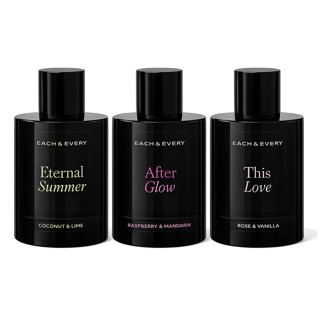 Each & Every Hair & Body Mist Bundle for Women & Men – 100% Natural Fragrance, Vegan & Cruelty-Free – After Glow, Eternal Summer & This Love Scents, 3-Pack-Each & Every Hair & Body Mist Bundle for Women & Men – 100% Natural Fragrance, Vegan & Cruelty-Free – After Glow, Eternal Summer & This Love Scents, 3-Pack