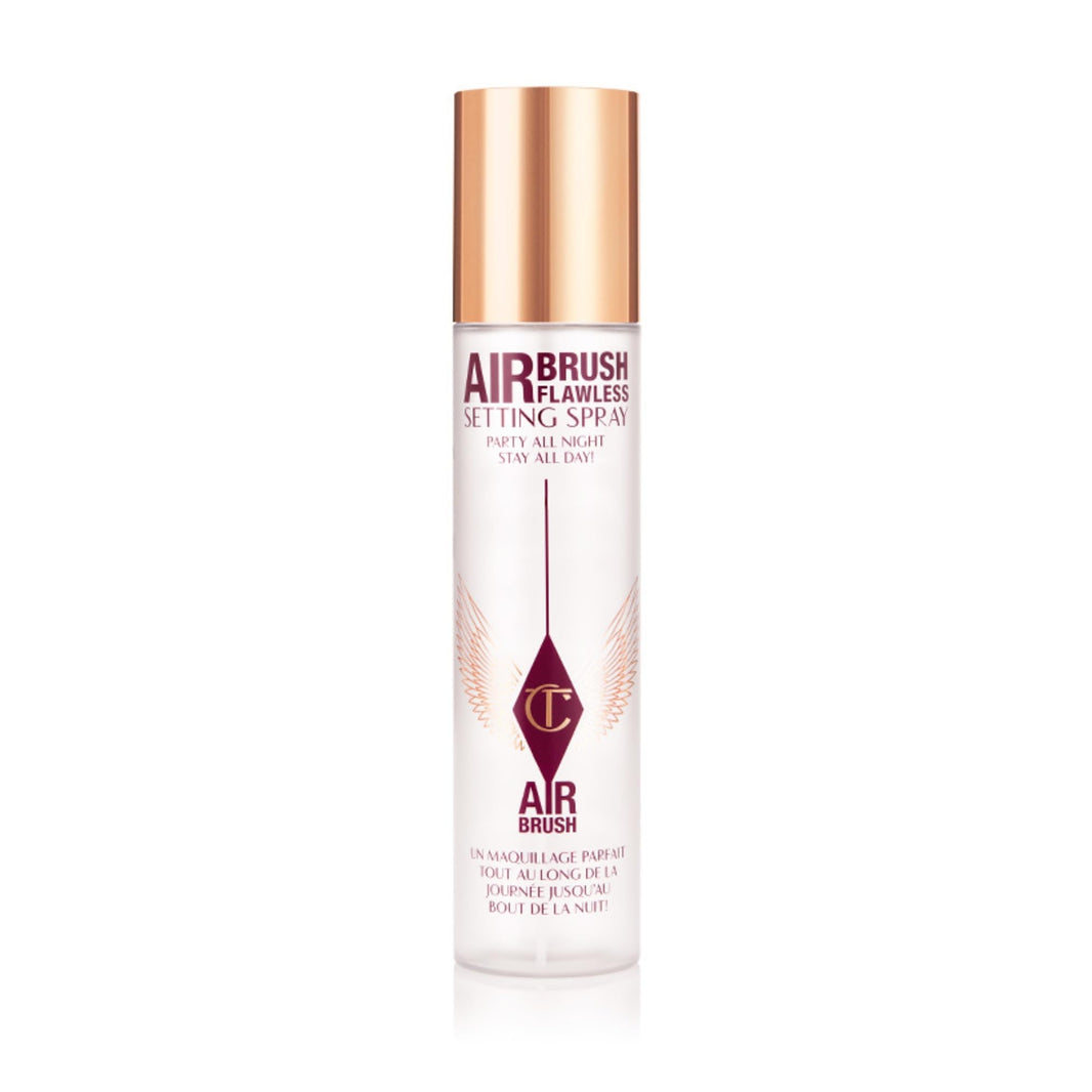Charlotte Tilbury Airbrush Flawless Setting Spray - Ultra-Fine Hydrating Mist to Prime & Set Makeup Up to 16Hr – Soothes and Blurs Skin, Waterproof, Wedding Makeup-Charlotte Tilbury Airbrush Flawless Setting Spray - Ultra-Fine Hydrating Mist to Prime & Set Makeup Up to 16Hr – Soothes and Blurs Skin, Waterproof, Wedding Makeup