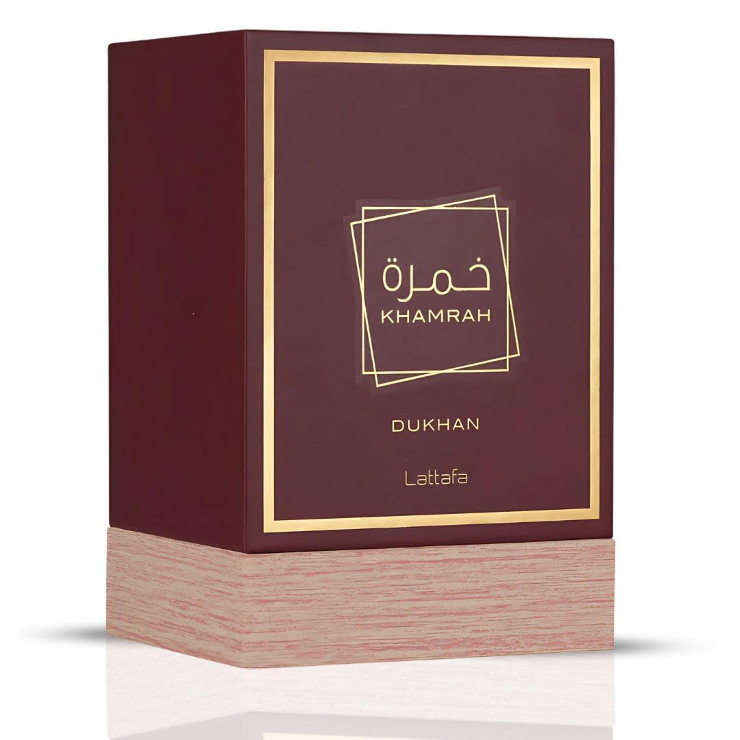 Lattafa Khamrah - Vanilla, Warm Spicy, Amber, Cinnamon - Eau de Parfum Long-Lasting Fragrance for Unisex, 3.40 Ounce / 100 ml-Lattafa Khamrah - Vanilla, Warm Spicy, Amber, Cinnamon - Eau de Parfum Long-Lasting Fragrance for Unisex, 3.40 Ounce / 100 ml
