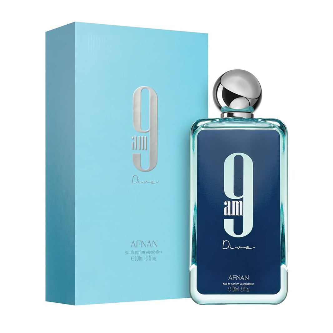 Afnan 9 PM For Men Eau De Parfum, 3.4 Fl. Oz-Afnan 9 PM For Men Eau De Parfum, 3.4 Fl. Oz