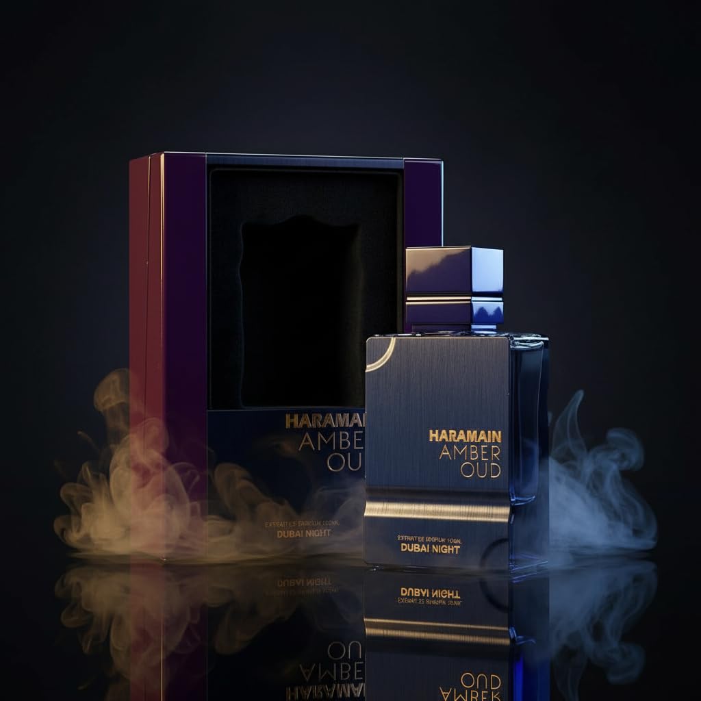 Al Haramain Amber Oud - Dubai Night - Oud Cologne for Men - Amber Perfume for Men - Long Lasting Perfume with Bergamot, Saffron Fragrances - 3.33 oz-Al Haramain Amber Oud - Dubai Night - Oud Cologne for Men - Amber Perfume for Men - Long Lasting Perfume with Bergamot, Saffron Fragrances - 3.33 oz