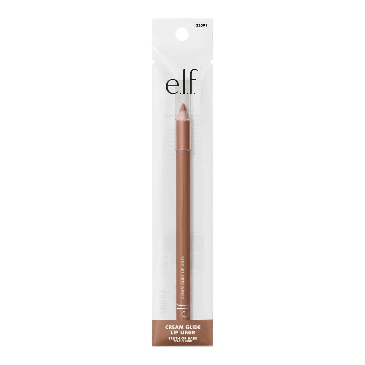 e.l.f. Cream Glide Lip Liner, Highly-Pigmented Pencil For Shaping & Sculpting Lips, Semi-Matte Finish, Vegan & Cruelty-Free-e.l.f. Cream Glide Lip Liner, Highly-Pigmented Pencil For Shaping & Sculpting Lips, Semi-Matte Finish, Vegan & Cruelty-Free