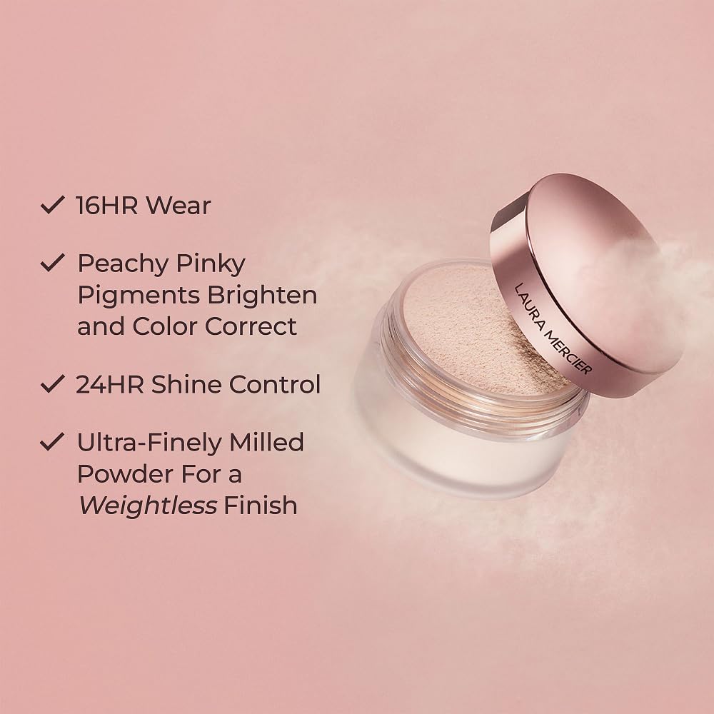 Laura Mercier Translucent Loose Setting Powder, 24HR Shine Control, Soft Matte Finish, Long-Lasting Wear, Normal to Oily Skin, 4 Shades for Virtually All Skin Tones, Artistry Icons Set-Laura Mercier Translucent Loose Setting Powder, 24HR Shine Control, Soft Matte Finish, Long-Lasting Wear, Normal to Oily Skin, 4 Shades for Virtually All Skin Tones, Artistry Icons Set