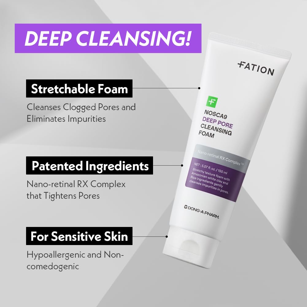 Fation NOSCA9 Deep Pore Cleansing Foam-Fation NOSCA9 Deep Pore Cleansing Foam