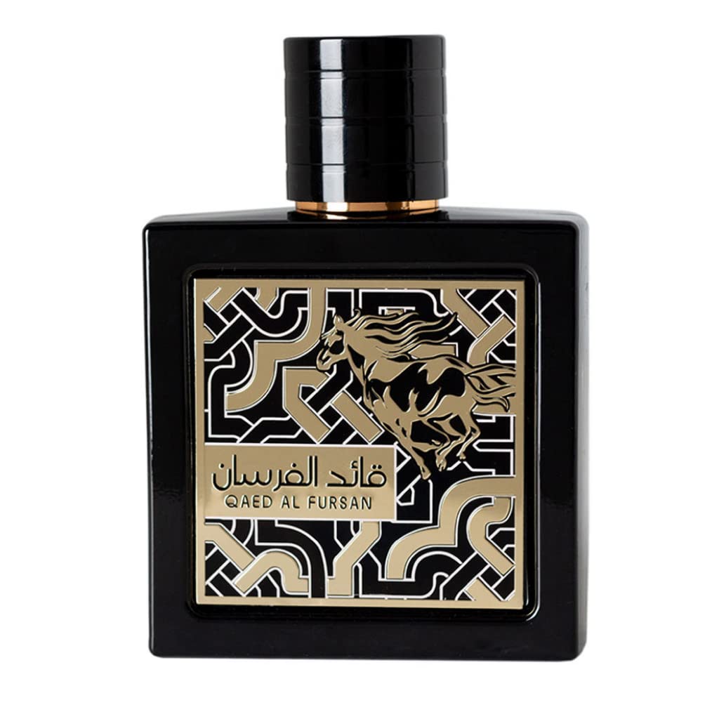 Lattafa Qaed Al Fursan - Oriental, Fruity, Fresh, Amber Wood - Eau de Parfum Long-Lasting Fragrance for Unisex, 3.40 Ounce / 100 ml-Lattafa Qaed Al Fursan - Oriental, Fruity, Fresh, Amber Wood - Eau de Parfum Long-Lasting Fragrance for Unisex, 3.40 Ounce / 100 ml
