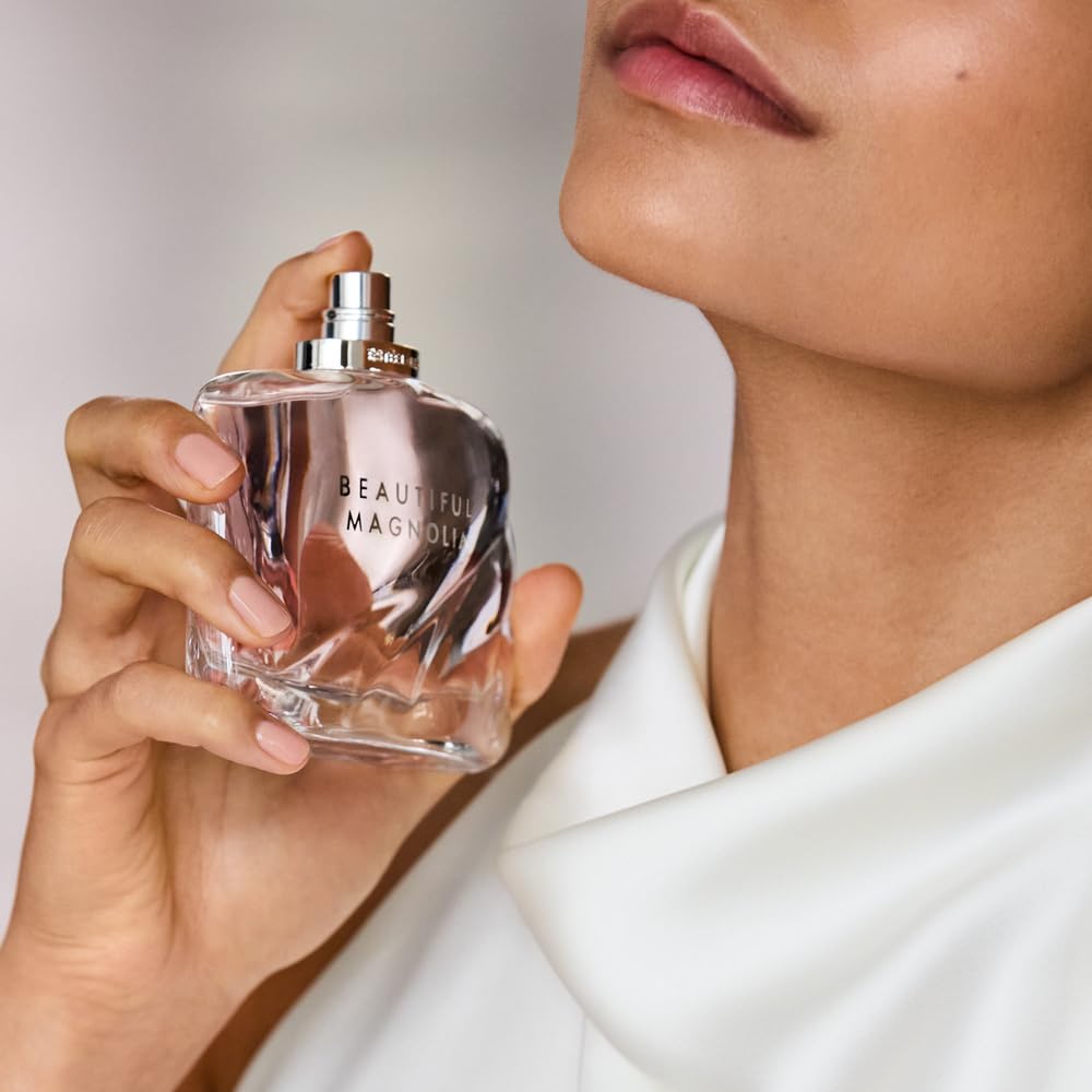 Estée Lauder Beautiful Magnolia Eau de Parfum Spray with Notes of Lush Magnolia, Solar Gardenia, Warm Woods & Luminous Musk | Floral Perfume for Women | Perfumes for Women-Estée Lauder Beautiful Magnolia Eau de Parfum Spray with Notes of Lush Magnolia, Solar Gardenia, Warm Woods & Luminous Musk | Floral Perfume for Women | Perfumes for Women