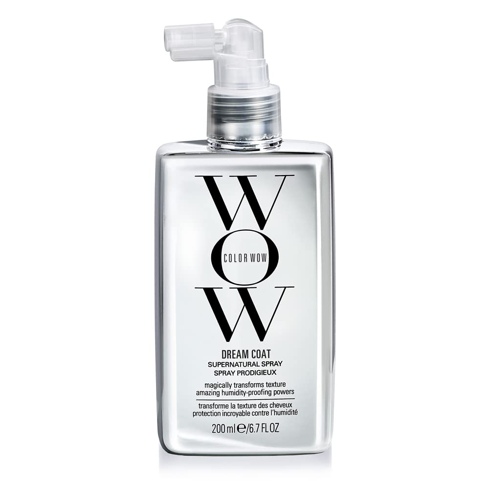 COLOR WOW Dream Coat Supernatural Spray, Anti-Humidity Frizz Control and Heat Protectant for Glassy, Shiny Hair-COLOR WOW Dream Coat Supernatural Spray, Anti-Humidity Frizz Control and Heat Protectant for Glassy, Shiny Hair