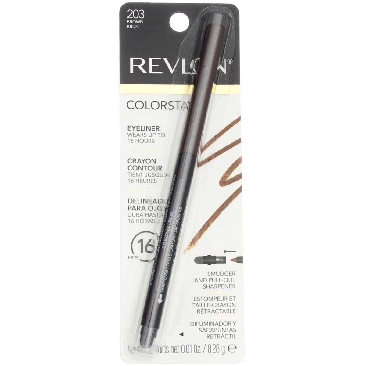 Revlon ColorStay Pencil Waterproof Eyeliner, Smudge-Proof, Eye Makeup with Built-In Sharpener, Long-Lasting, Matte Finish, 201 Black, 2 pack-Revlon ColorStay Pencil Waterproof Eyeliner, Smudge-Proof, Eye Makeup with Built-In Sharpener, Long-Lasting, Matte Finish, 201 Black, 2 pack