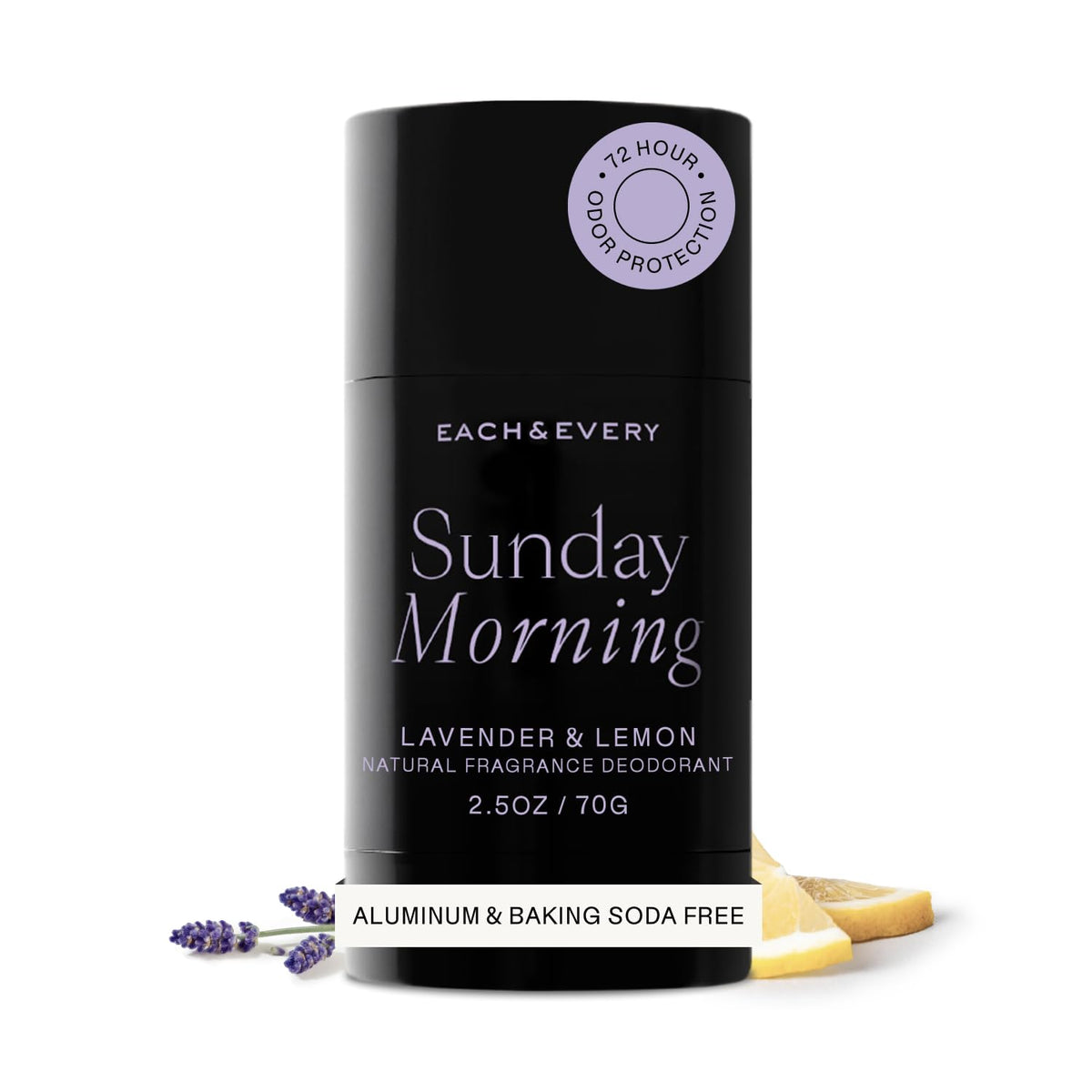 Each & Every Aluminum Free Deodorant for Women & Men – Natural Fragrance 72-Hr Odor Protection, Non-Toxic Deodorant for Sensitive Skin, EWG Verified, Baking Soda Free - Citrus & Vetiver Scent, 2.5oz-Each & Every Aluminum Free Deodorant for Women & Men – Natural Fragrance 72-Hr Odor Protection, Non-Toxic Deodorant for Sensitive Skin, EWG Verified, Baking Soda Free - Citrus & Vetiver Scent, 2.5oz
