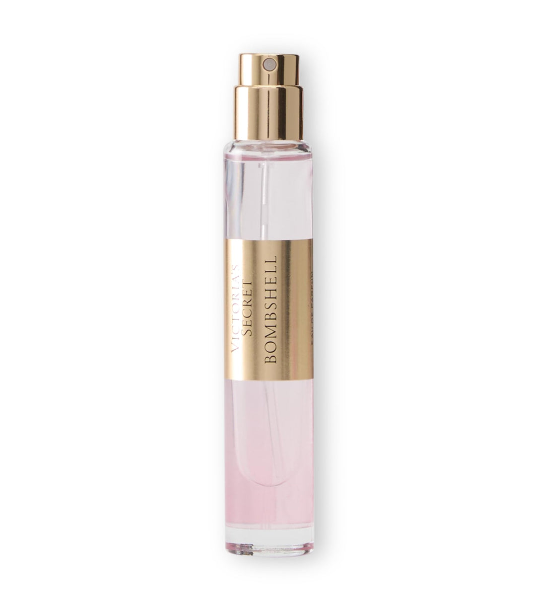 Victoria's Secret Bombshell Eau de Parfum Travel Spray, Notes of Purple Passion Fruit, Shangri-La Peony & Vanilla Orchid, Mini Perfumes for Women (0.23 oz)-Victoria's Secret Bombshell Eau de Parfum Travel Spray, Notes of Purple Passion Fruit, Shangri-La Peony & Vanilla Orchid, Mini Perfumes for Women (0.23 oz)