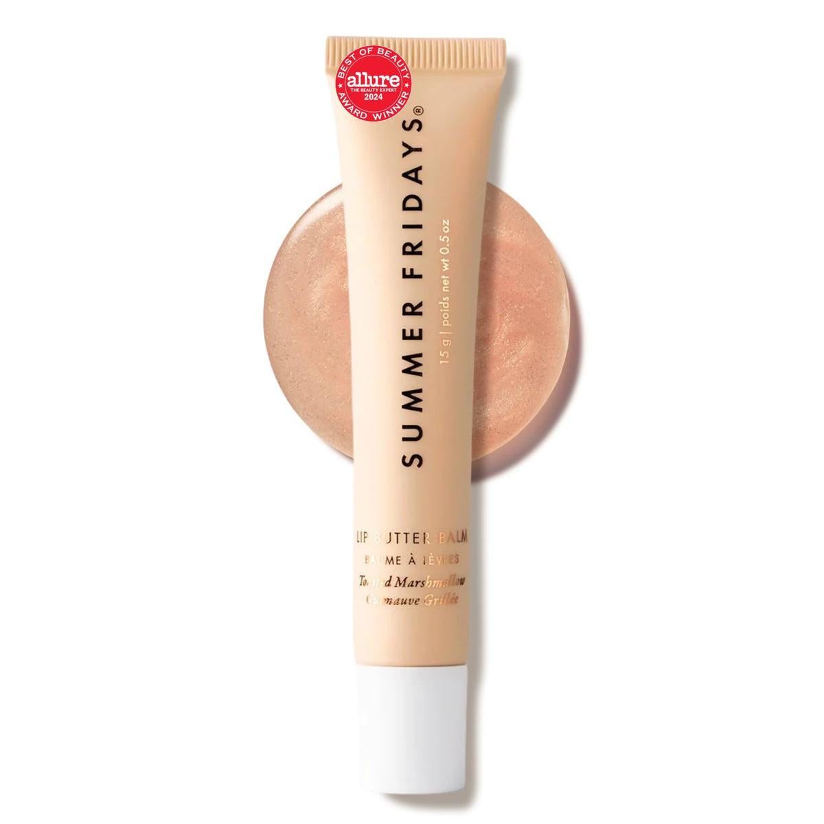 Summer Fridays Lip Butter Balm - Moisturizing Lip Gloss for Instant Shine + Sheer Color - With Nourishing Shea Butter - Everyday Makeup + Skin Care Summer Essentials - Vegan - Pink Sugar (.5 Oz)-Summer Fridays Lip Butter Balm - Moisturizing Lip Gloss for Instant Shine + Sheer Color - With Nourishing Shea Butter - Everyday Makeup + Skin Care Summer Essentials - Vegan - Pink Sugar (.5 Oz)