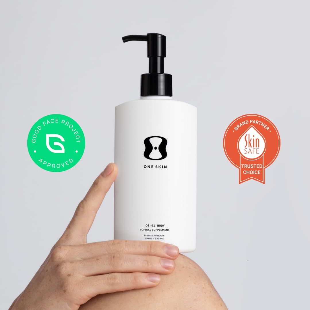 OneSkin BODY OS-01 Peptide Topical Supplement & Skin Longevity Age Reversal Moisturizer | Safe for Sensitive Skin, Fragrance-Free, 250 mL / 8.45 oz-OneSkin BODY OS-01 Peptide Topical Supplement & Skin Longevity Age Reversal Moisturizer | Safe for Sensitive Skin, Fragrance-Free, 250 mL / 8.45 oz