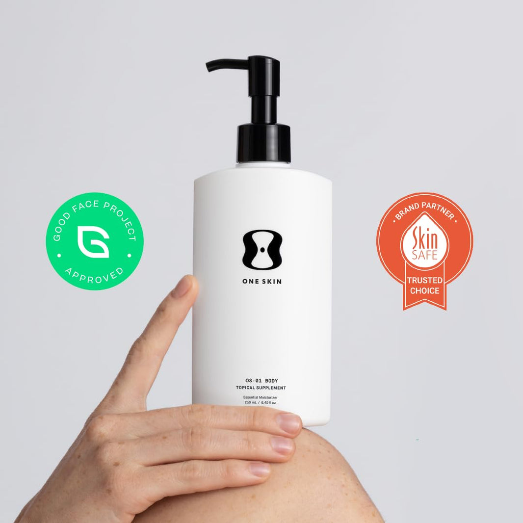 OneSkin BODY OS-01 Peptide Topical Supplement & Skin Longevity Age Reversal Moisturizer | Safe for Sensitive Skin, Fragrance-Free, 250 mL / 8.45 oz-OneSkin BODY OS-01 Peptide Topical Supplement & Skin Longevity Age Reversal Moisturizer | Safe for Sensitive Skin, Fragrance-Free, 250 mL / 8.45 oz