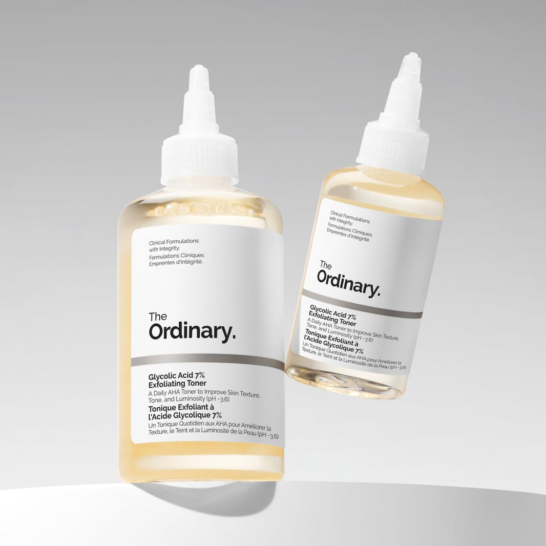 The Ordinary Glycolic Acid 7% Exfoliating Toner, Brightening and Smoothing Daily Toner for More Even-Looking Skin Tone-The Ordinary Glycolic Acid 7% Exfoliating Toner, Brightening and Smoothing Daily Toner for More Even-Looking Skin Tone