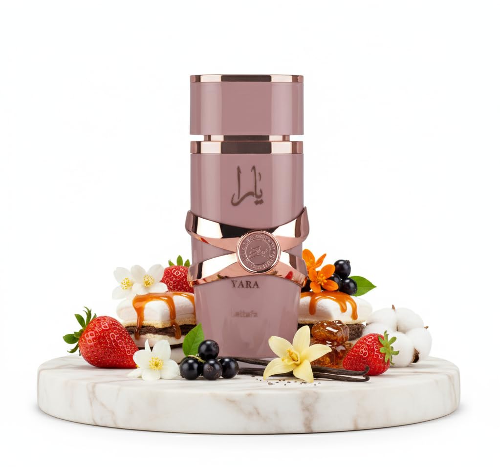 Lattafa Yara Elixir – Fruity, Sweet, Gourmand, Amber – Eau de Parfum Spray Long-Lasting Fragrance for Women, 3.4 Ounce / 100 ml-Lattafa Yara Elixir – Fruity, Sweet, Gourmand, Amber – Eau de Parfum Spray Long-Lasting Fragrance for Women, 3.4 Ounce / 100 ml