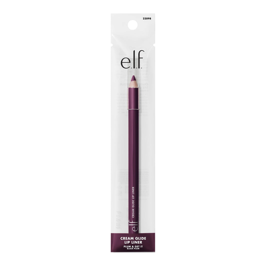 e.l.f. Cream Glide Lip Liner, Highly-Pigmented Pencil For Shaping & Sculpting Lips, Semi-Matte Finish, Vegan & Cruelty-Free-e.l.f. Cream Glide Lip Liner, Highly-Pigmented Pencil For Shaping & Sculpting Lips, Semi-Matte Finish, Vegan & Cruelty-Free