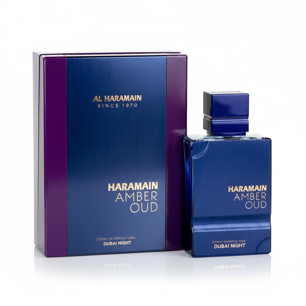 Al Haramain Amber Oud - Dubai Night - Oud Cologne for Men - Amber Perfume for Men - Long Lasting Perfume with Bergamot, Saffron Fragrances - 3.33 oz-Al Haramain Amber Oud - Dubai Night - Oud Cologne for Men - Amber Perfume for Men - Long Lasting Perfume with Bergamot, Saffron Fragrances - 3.33 oz