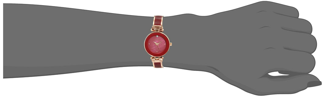 Anne Klein Women's Genuine Diamond Dial Bangle Watch-Anne Klein Women's Genuine Diamond Dial Bangle Watch