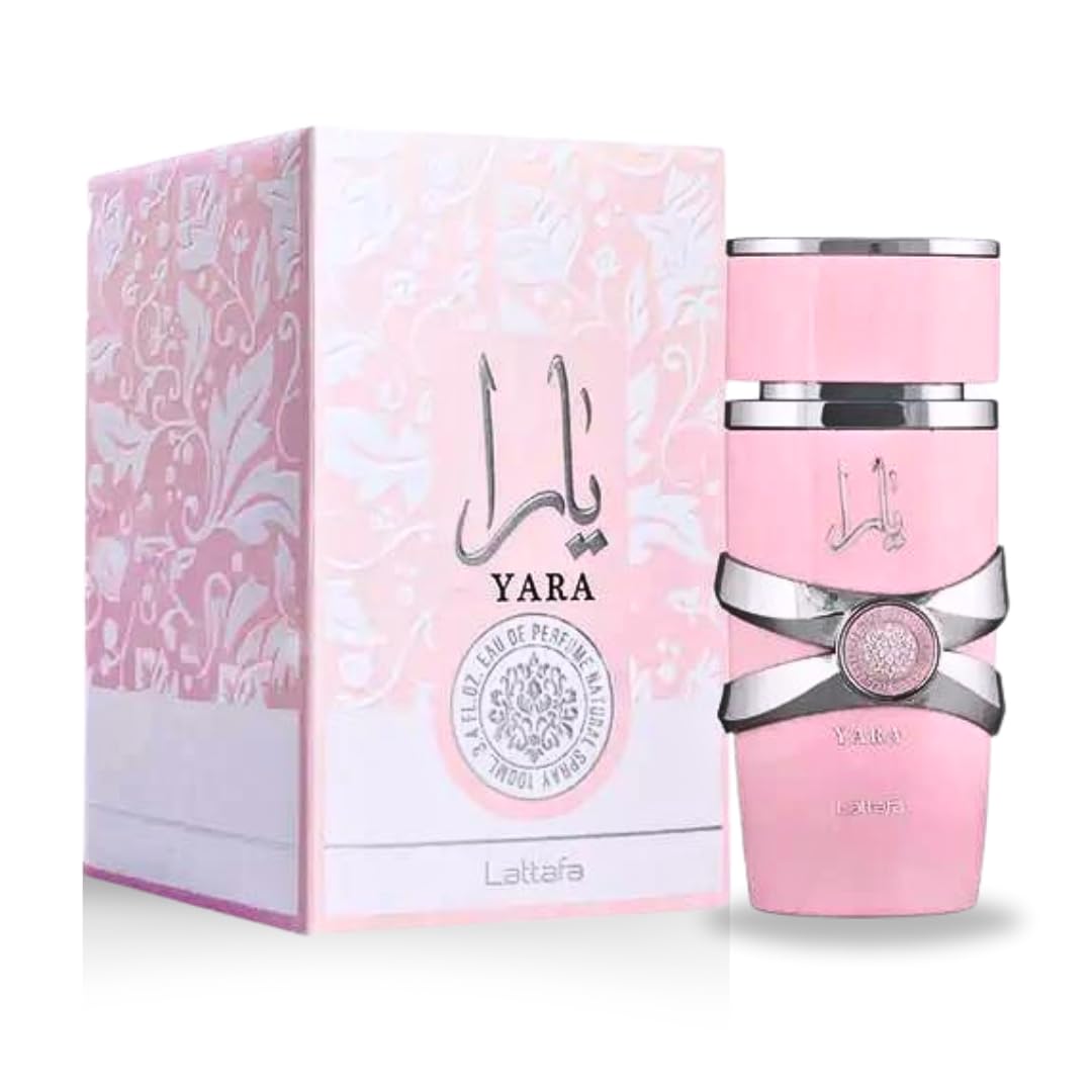 Lattafa Yara Tous - Tropical, Fruity, Floral, Vanilla - Eau de Parfum Long-Lasting Fragrance for Women, 3.40 Ounce / 100 ml-Lattafa Yara Tous - Tropical, Fruity, Floral, Vanilla - Eau de Parfum Long-Lasting Fragrance for Women, 3.40 Ounce / 100 ml