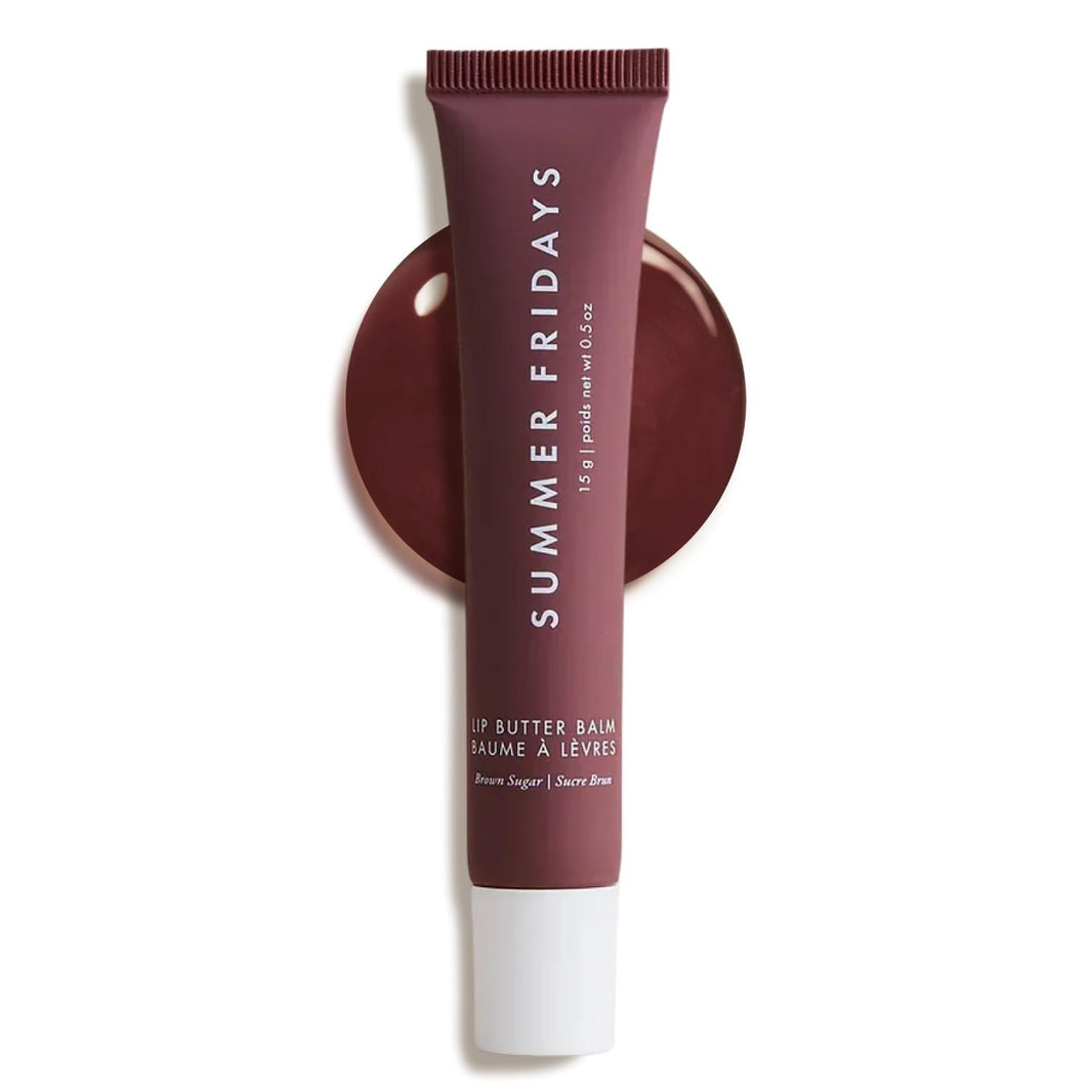 Summer Fridays Lip Butter Balm - Moisturizing Lip Gloss for Instant Shine + Sheer Color - With Nourishing Shea Butter - Everyday Makeup + Skin Care Summer Essentials - Vegan - Pink Sugar (.5 Oz)-Summer Fridays Lip Butter Balm - Moisturizing Lip Gloss for Instant Shine + Sheer Color - With Nourishing Shea Butter - Everyday Makeup + Skin Care Summer Essentials - Vegan - Pink Sugar (.5 Oz)