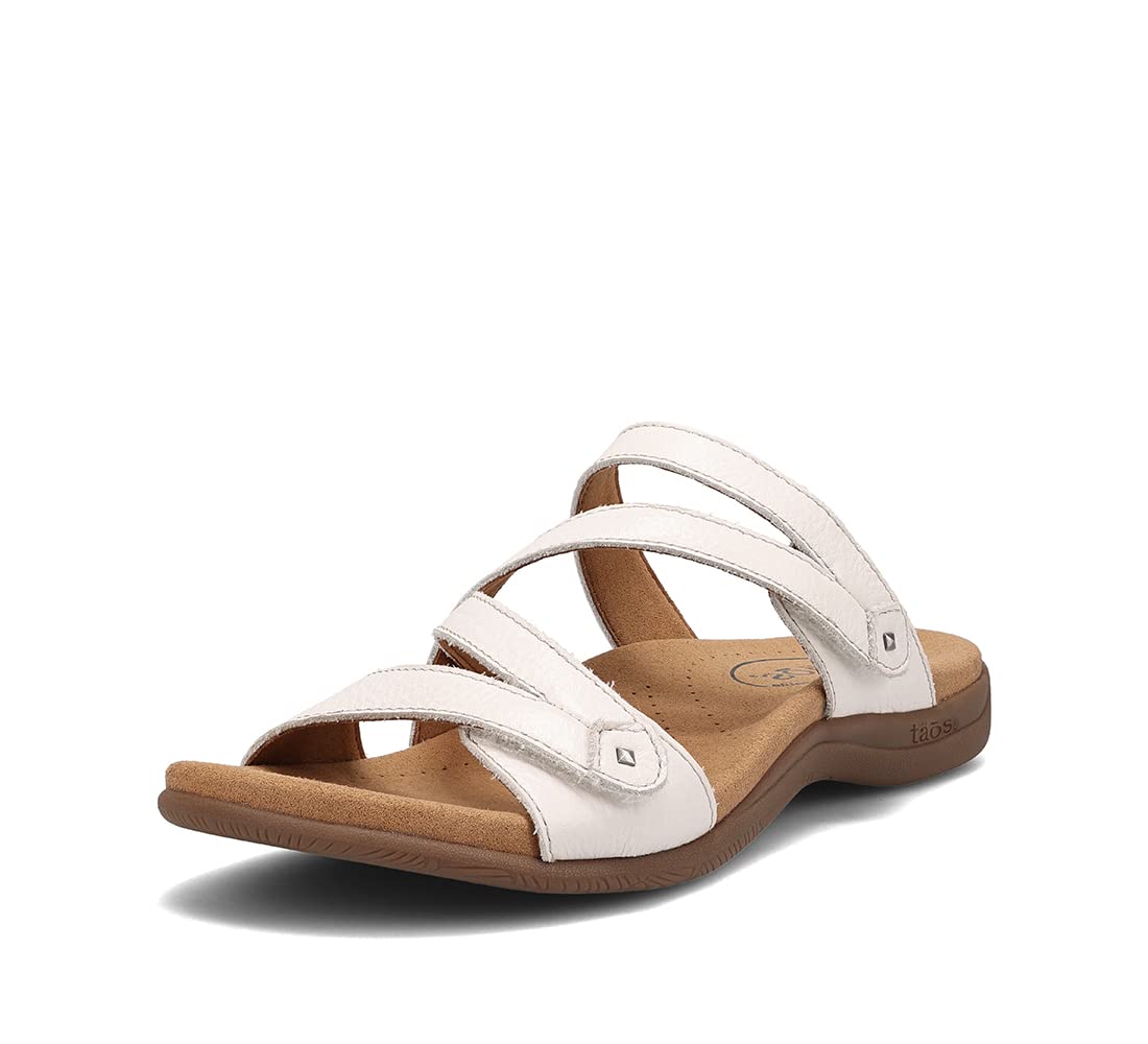 Taos Double U Premium Leather Women’s Sandal - Stylish Adjustable Strap Design with Arch Support, Cooling Gel Padding for All-Day Enjoyment and Walking Comfort-Taos Double U Premium Leather Women’s Sandal - Stylish Adjustable Strap Design with Arch Support, Cooling Gel Padding for All-Day Enjoyment and Walking Comfort