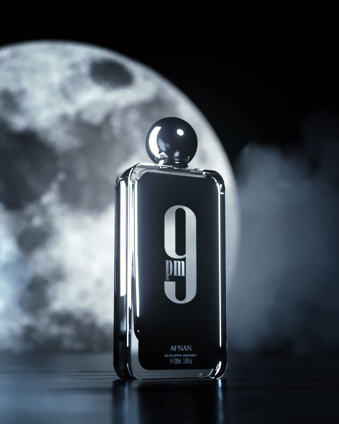Afnan 9 PM For Men Eau De Parfum, 3.4 Fl. Oz-Afnan 9 PM For Men Eau De Parfum, 3.4 Fl. Oz