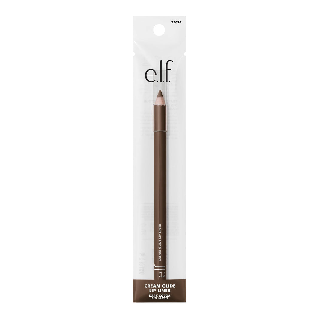 e.l.f. Cream Glide Lip Liner, Highly-Pigmented Pencil For Shaping & Sculpting Lips, Semi-Matte Finish, Vegan & Cruelty-Free-e.l.f. Cream Glide Lip Liner, Highly-Pigmented Pencil For Shaping & Sculpting Lips, Semi-Matte Finish, Vegan & Cruelty-Free