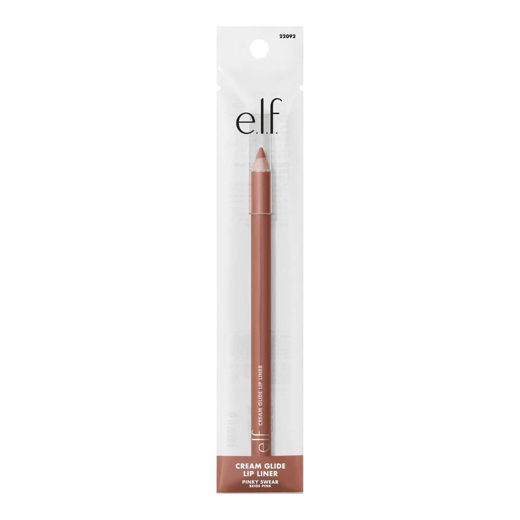 e.l.f. Cream Glide Lip Liner, Highly-Pigmented Pencil For Shaping & Sculpting Lips, Semi-Matte Finish, Vegan & Cruelty-Free-e.l.f. Cream Glide Lip Liner, Highly-Pigmented Pencil For Shaping & Sculpting Lips, Semi-Matte Finish, Vegan & Cruelty-Free