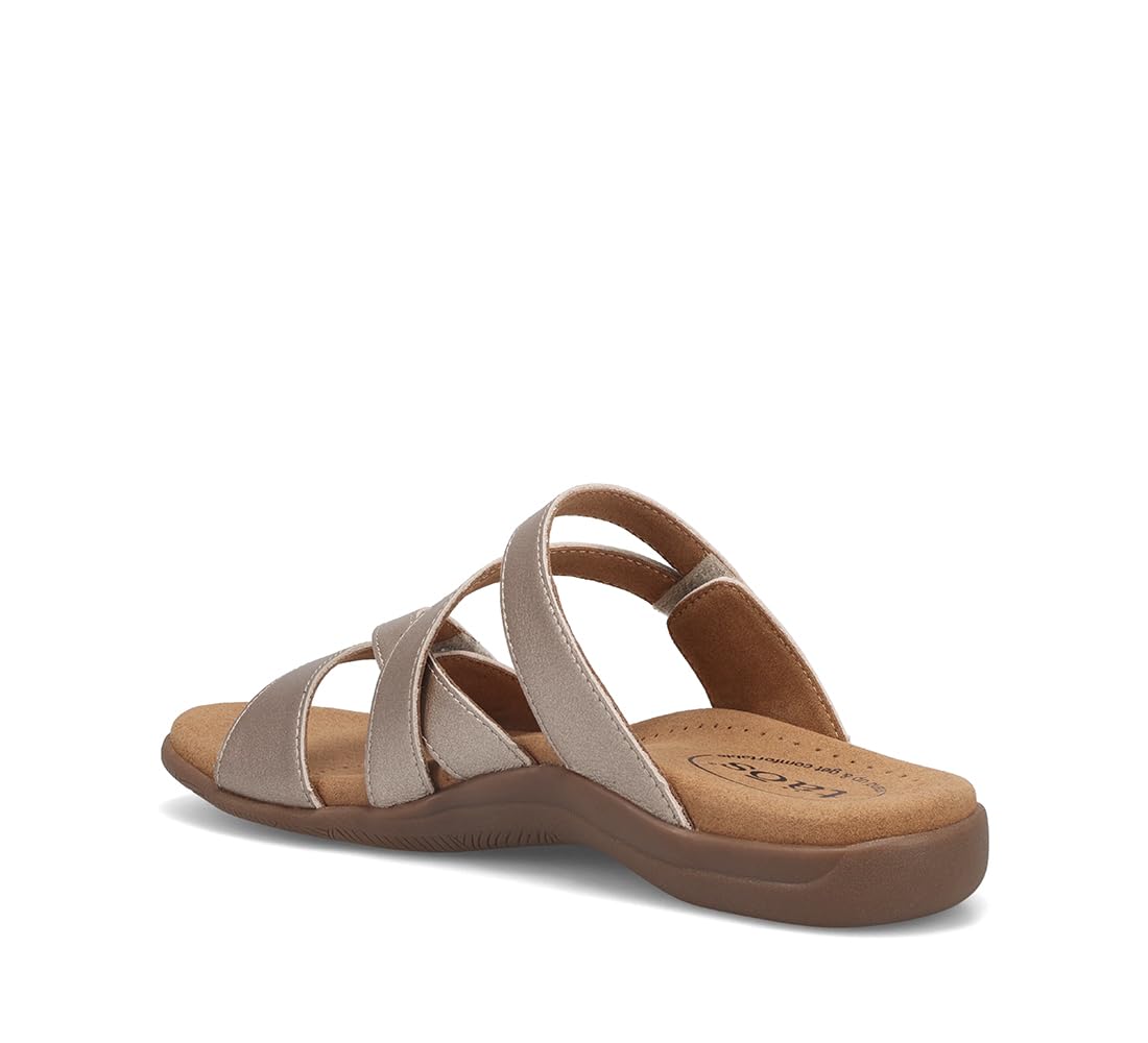 Taos Double U Premium Leather Women’s Sandal - Stylish Adjustable Strap Design with Arch Support, Cooling Gel Padding for All-Day Enjoyment and Walking Comfort-Taos Double U Premium Leather Women’s Sandal - Stylish Adjustable Strap Design with Arch Support, Cooling Gel Padding for All-Day Enjoyment and Walking Comfort