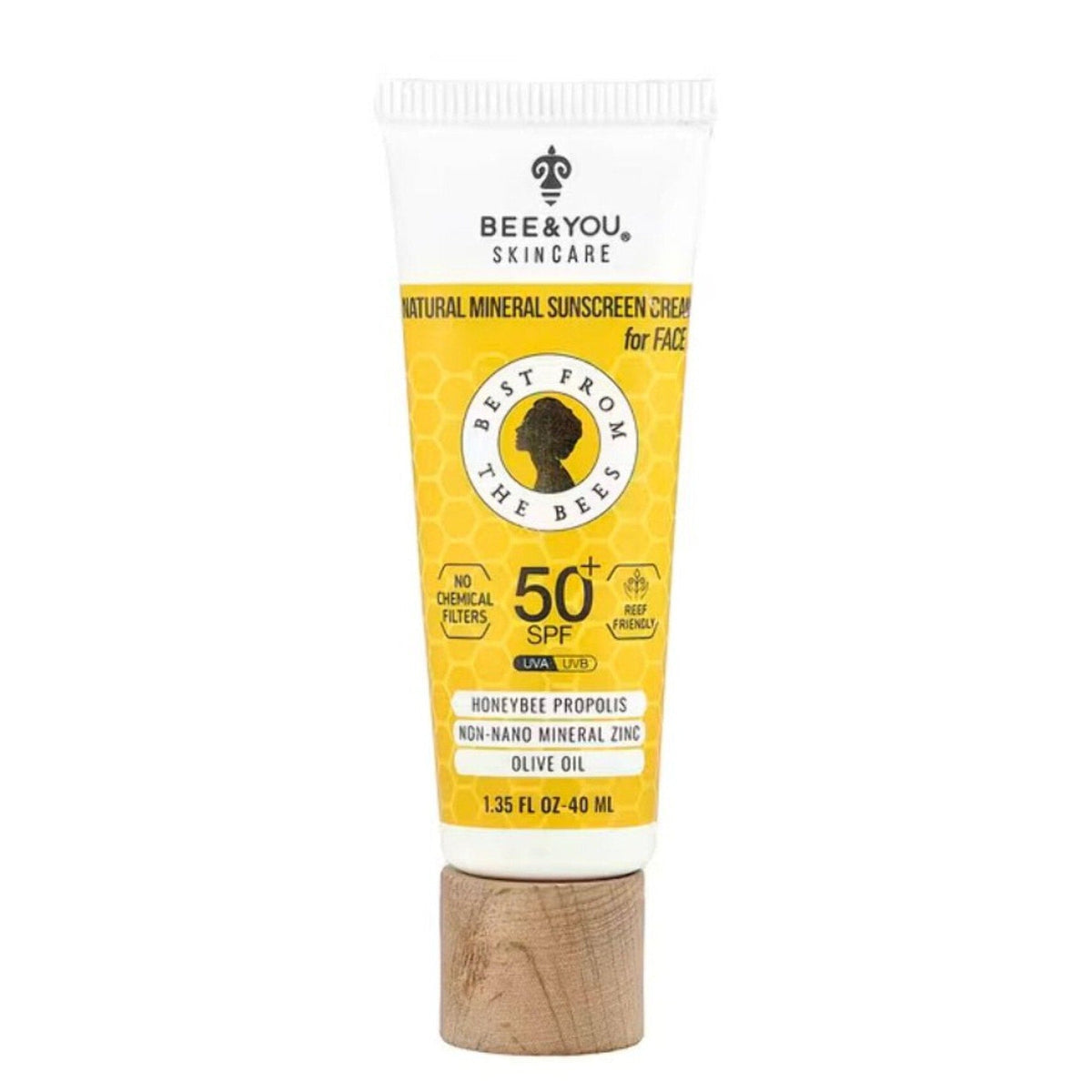 Bee & You 100% Natural Mineral Sunscreen, Water-Resistant & Non-Greasy-Bee & You 100% Natural Mineral Sunscreen, Water-Resistant & Non-Greasy