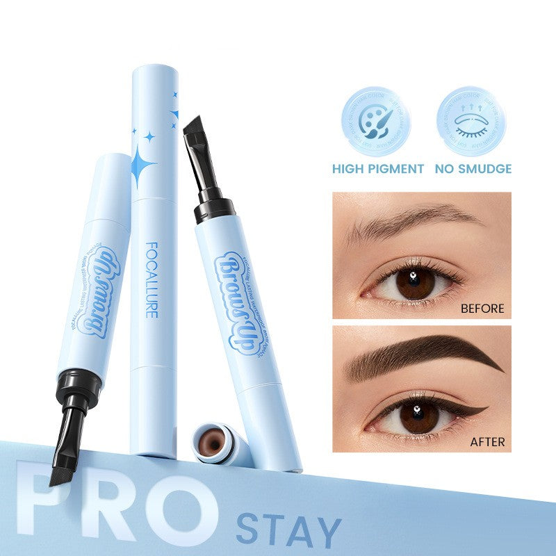 2 In 1 3D Eyebrow Gel Cream Eyeliner Pencil 3 Colors Waterproof Long-lasting Eyebrow Pomade Enhancers Makeup Cosmetics-ebdca887502f4327767923cefde821d9