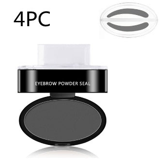 Eyebrow Powder Stamp Tint Stencil Kit Cosmetics Professional Makeup Waterproof Eye Brow Stamp Lift Eyebrow Enhancers Stencil Kit-7d49cb7a9c22f5d13b30960bbc5274af